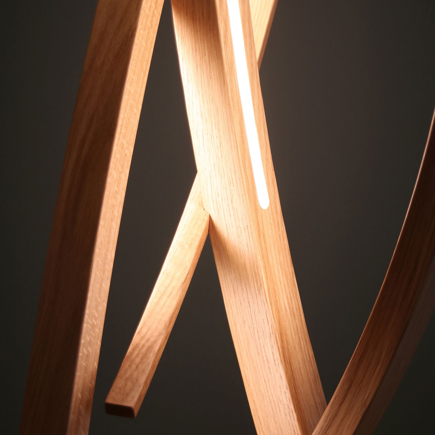 Curved multi stem Standard Lamp