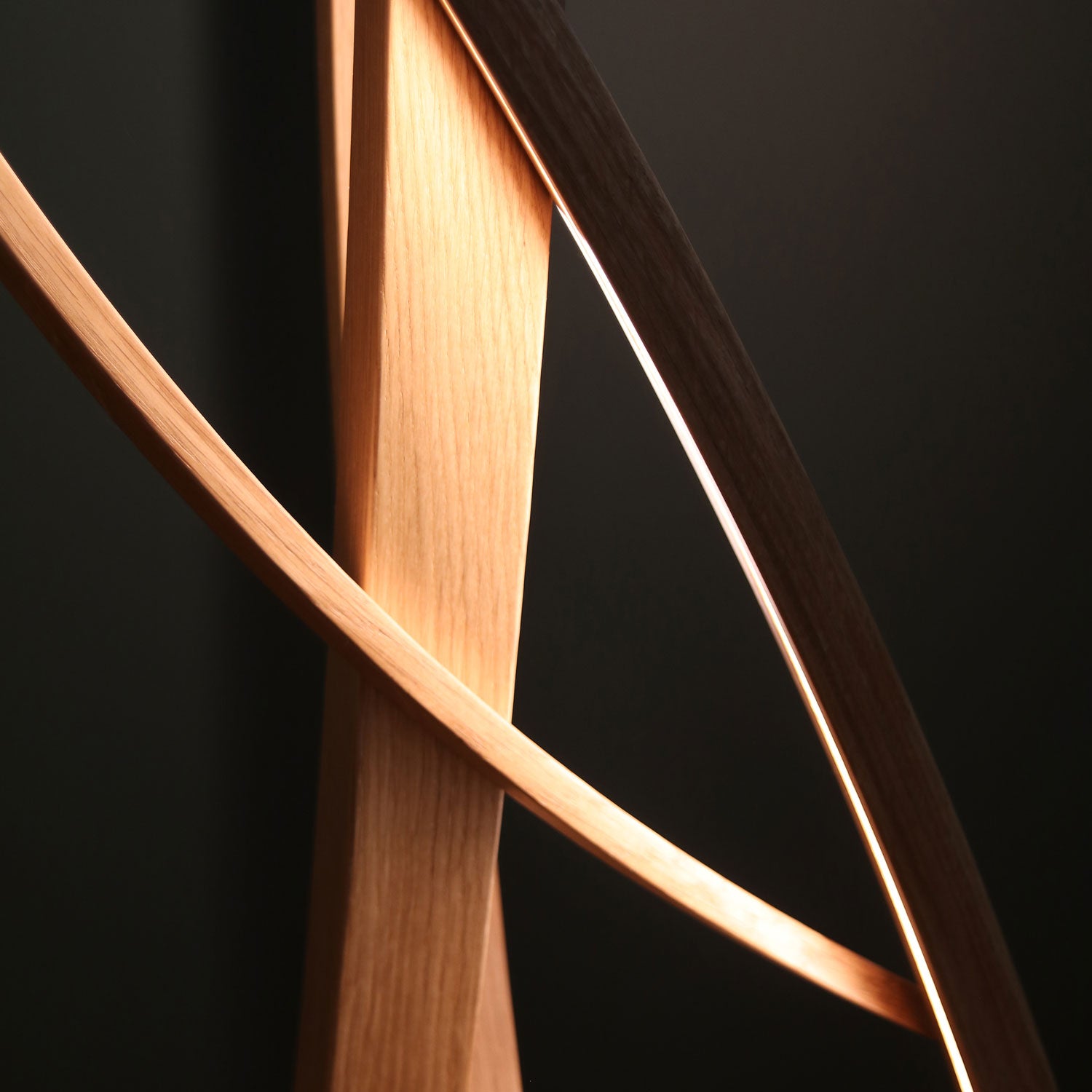 Curved multi stem Standard Lamp