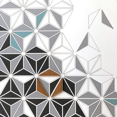 Geometric Formica Marquetry sideboard