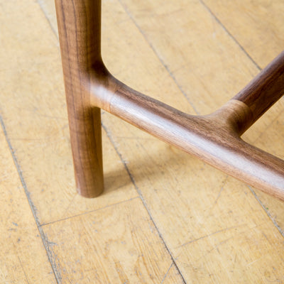 Danish Cord mid century bench in oak or walnut