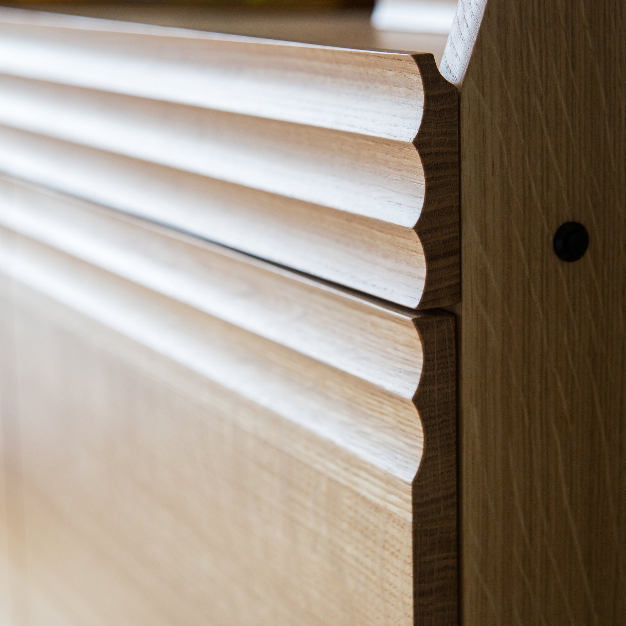 Midcentury Oak Drinks Cabinet