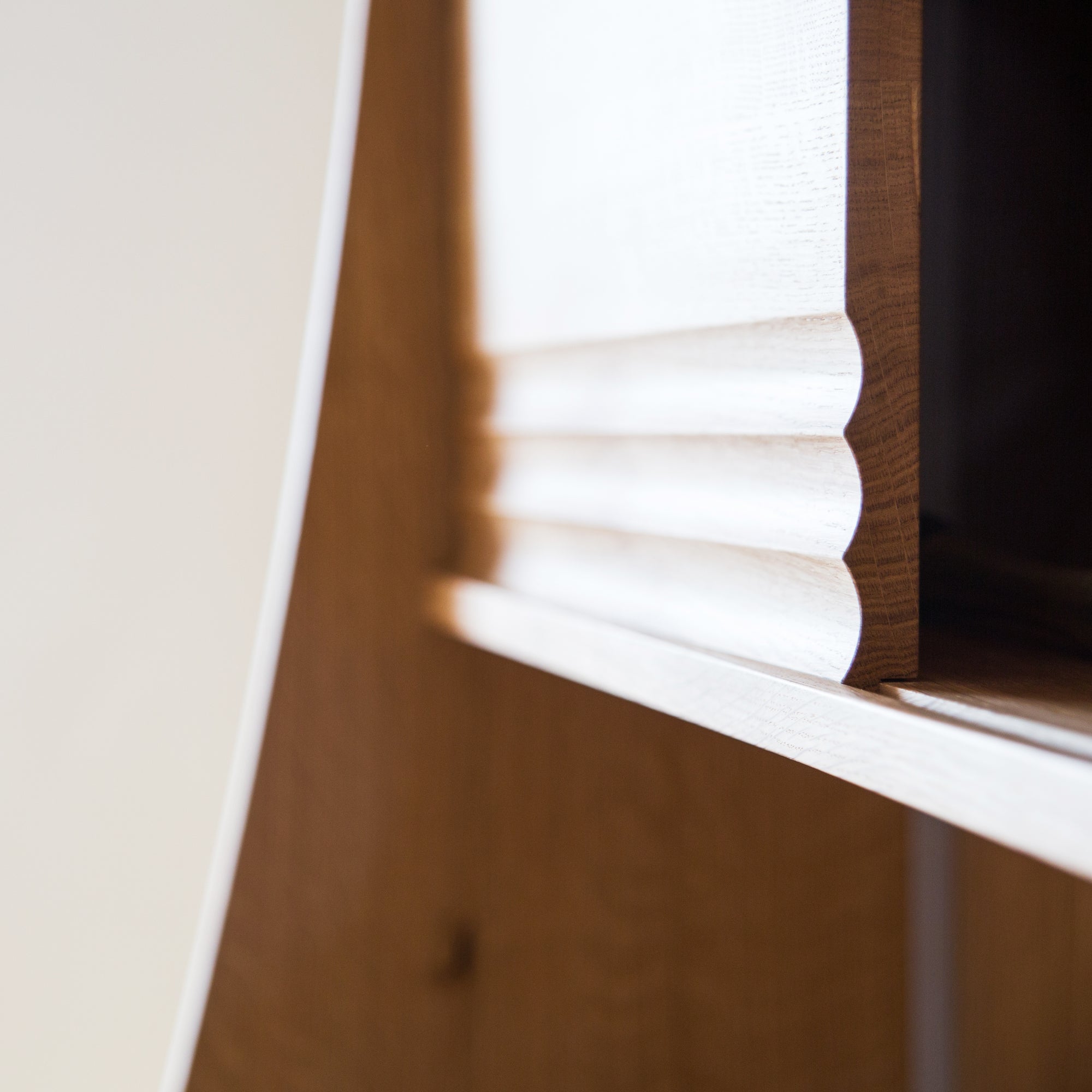 Midcentury Oak Drinks Cabinet