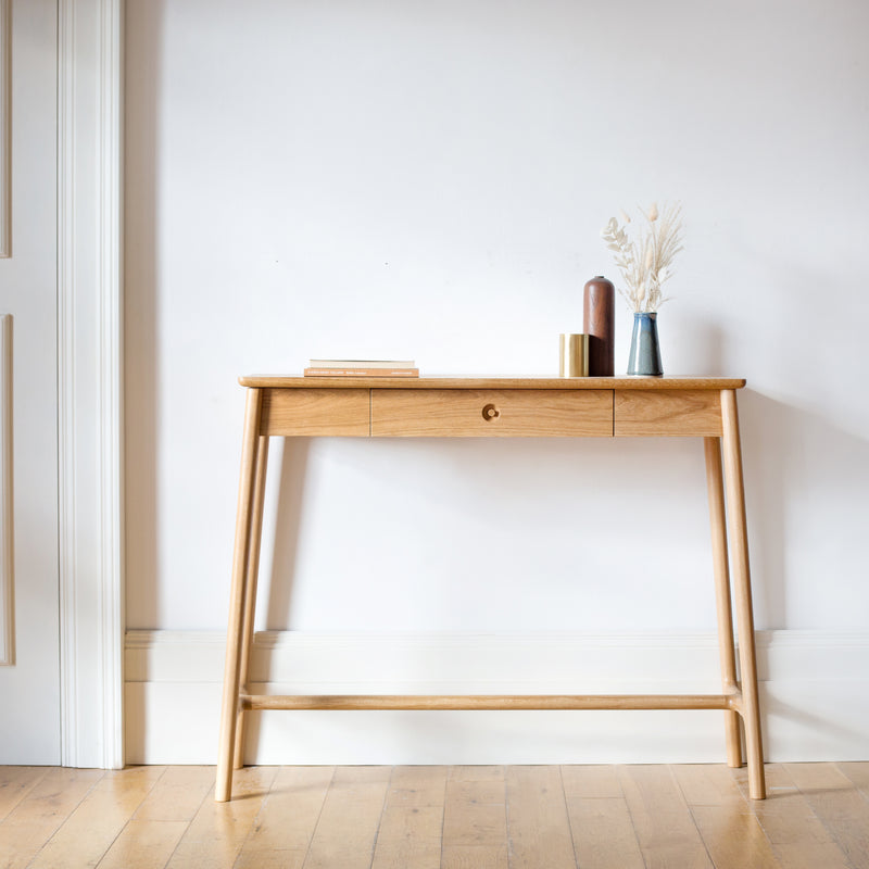 Jak Console Table Oak Console Table - Nick James Design
