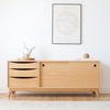 Midcentury Style Oak 20:20 Cabinet