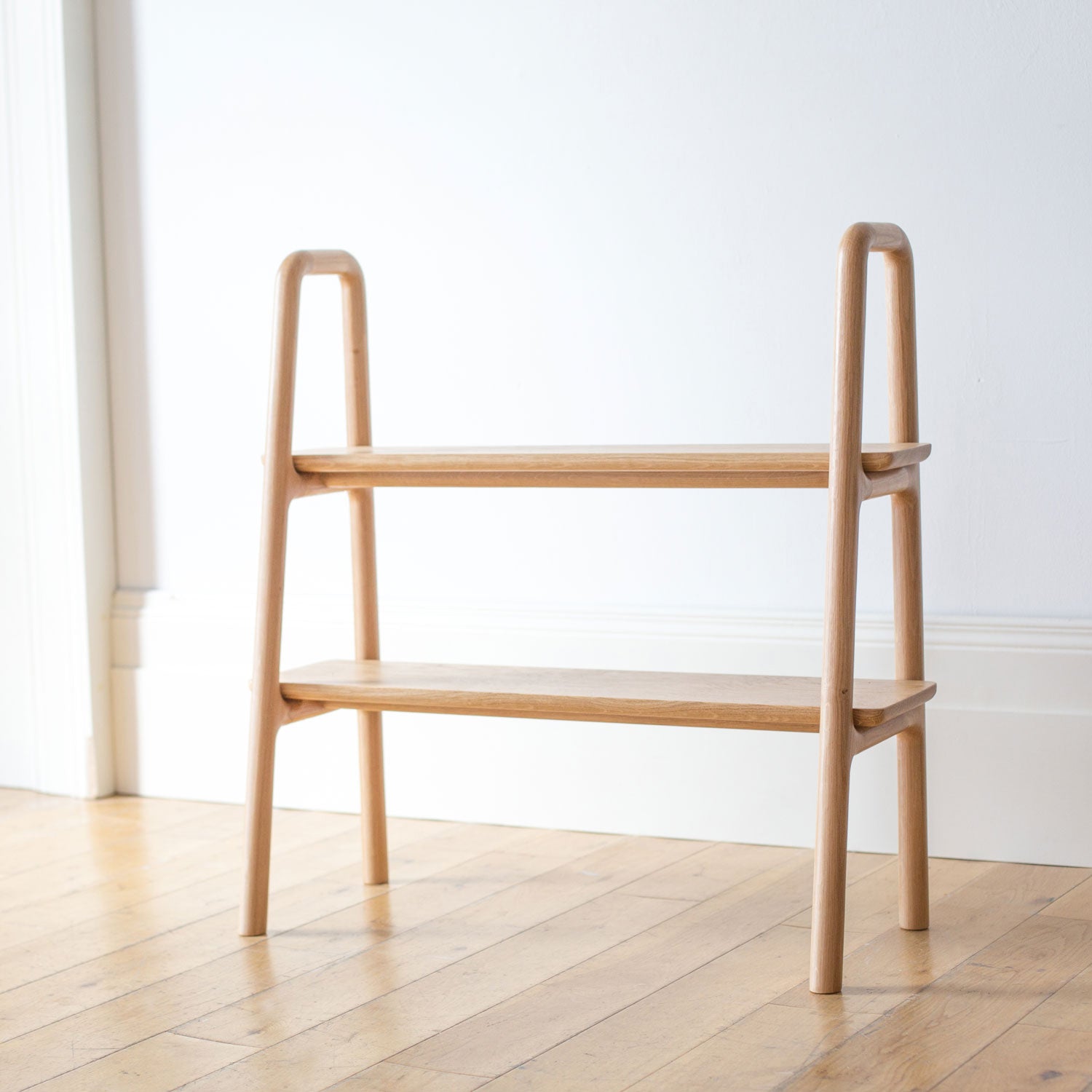 Solid Oak Shelves with Rounded Corners