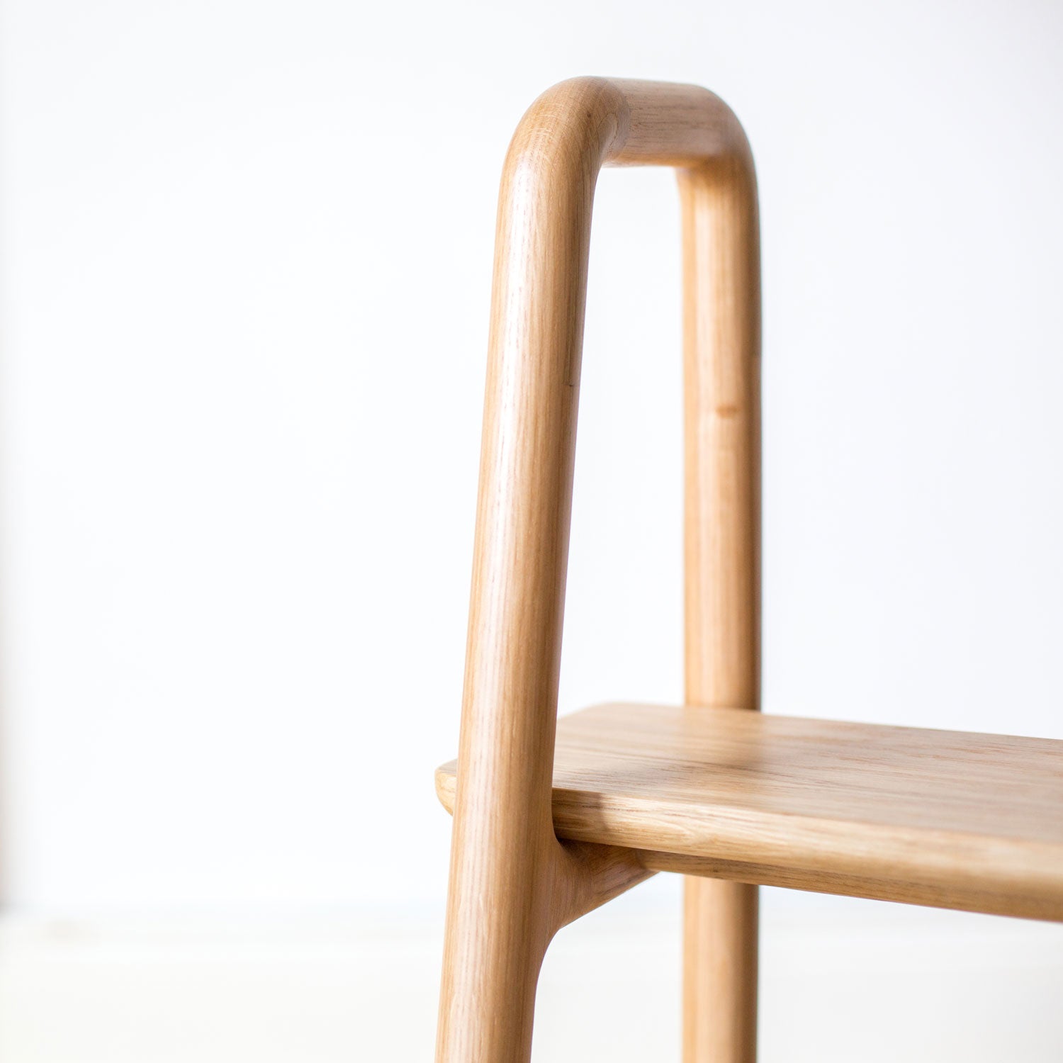 Solid Oak Shelves with Rounded Corners