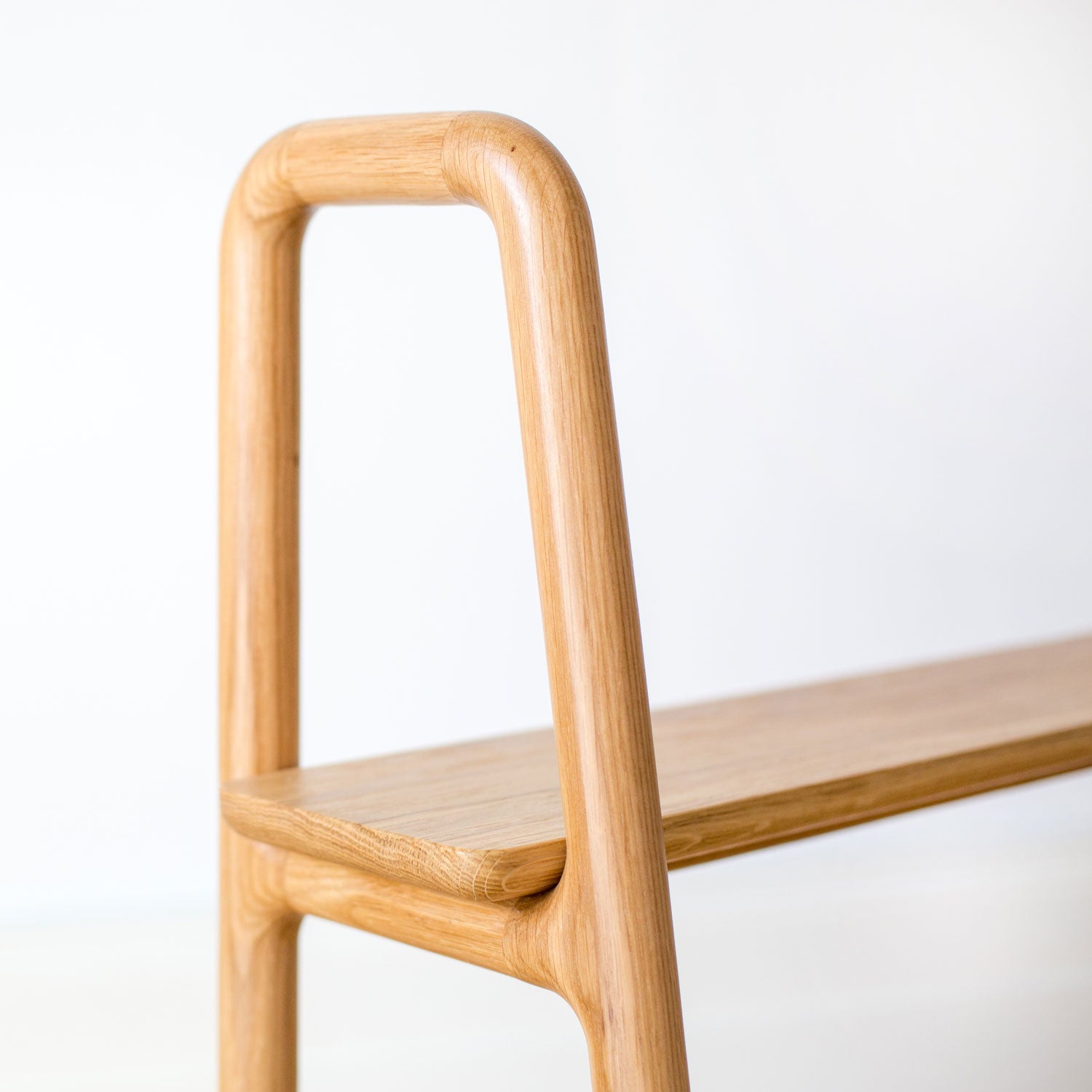 Solid Oak Shelves with Rounded Corners