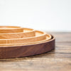 Wooden plates, bowls and trays