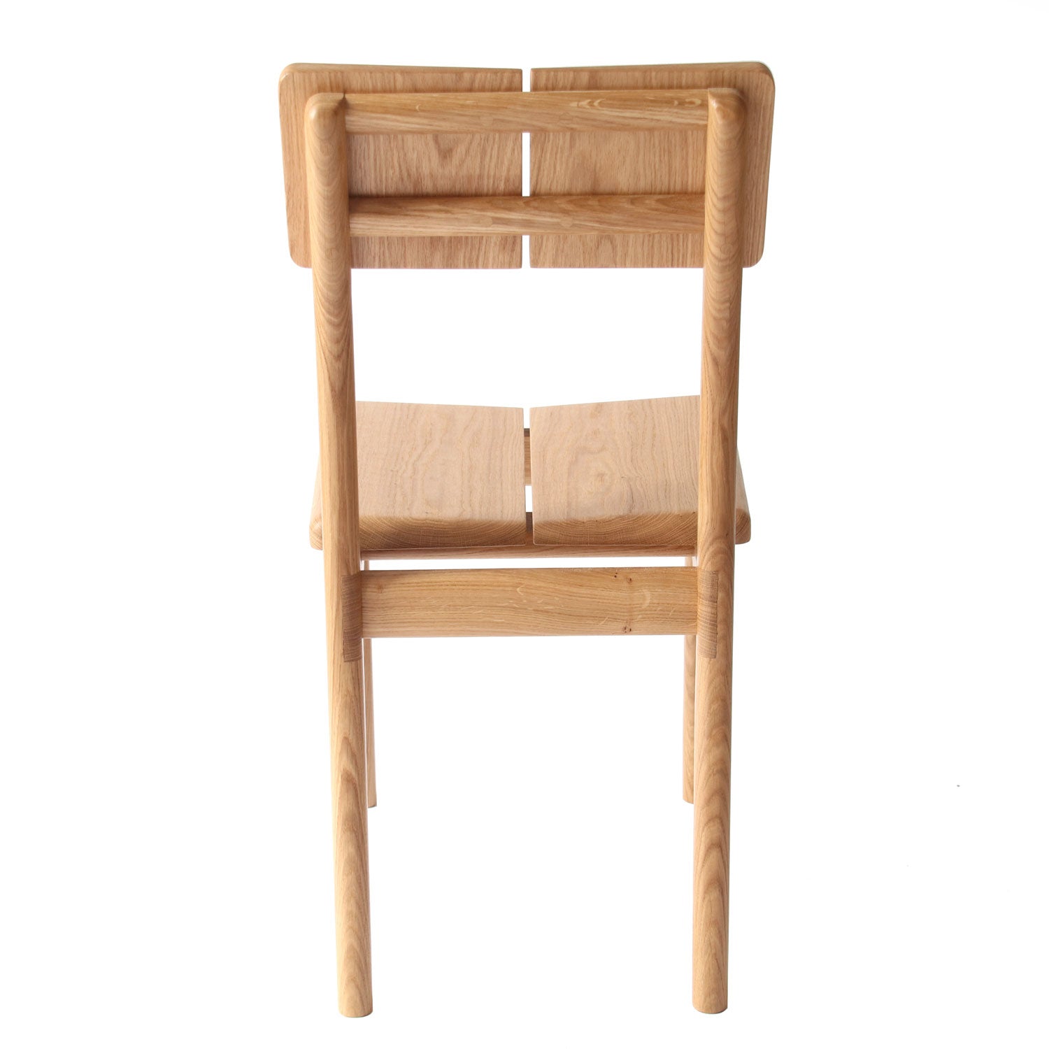 Handmade modern oak dining chair