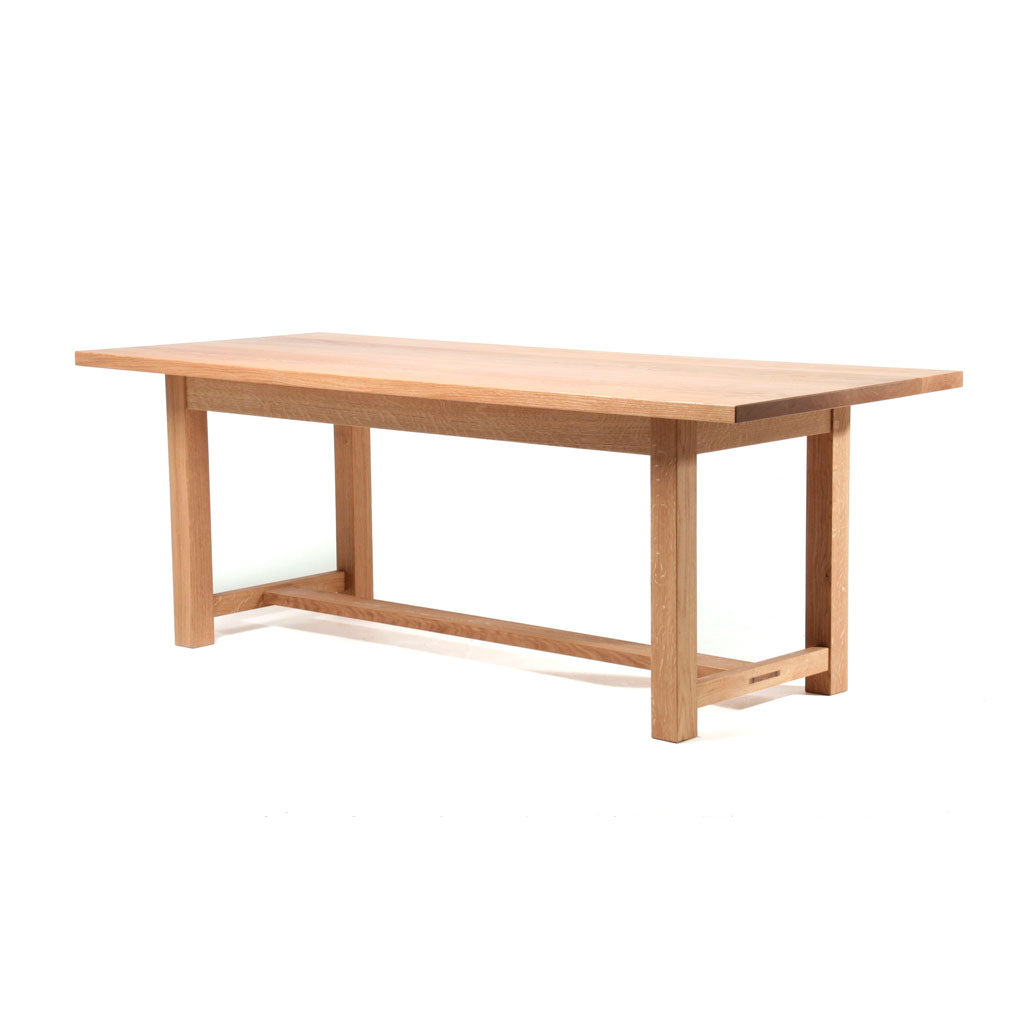 Handmade contemporary oak dining table